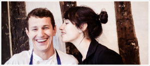 Paris Popup's creators Harry Cummins and Laura Vidal